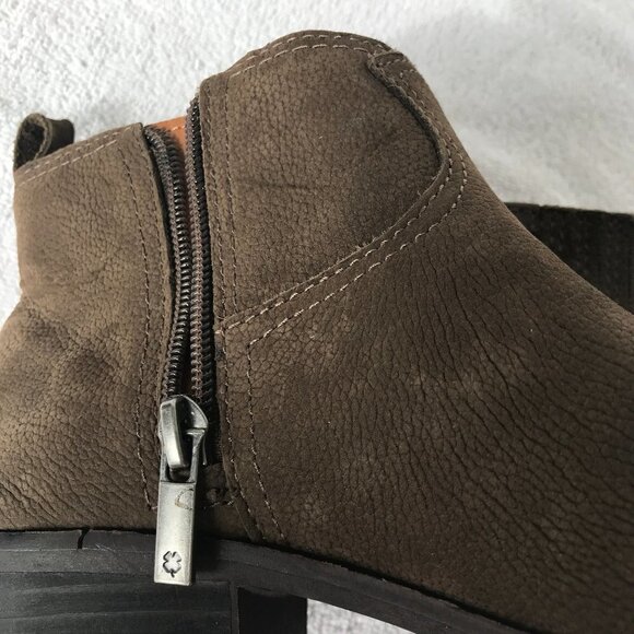 LUCKY BRAND HIKALLI WOMENS LEATHER BOOTIES SIZE 6 NEW - Picture 6 of 8
